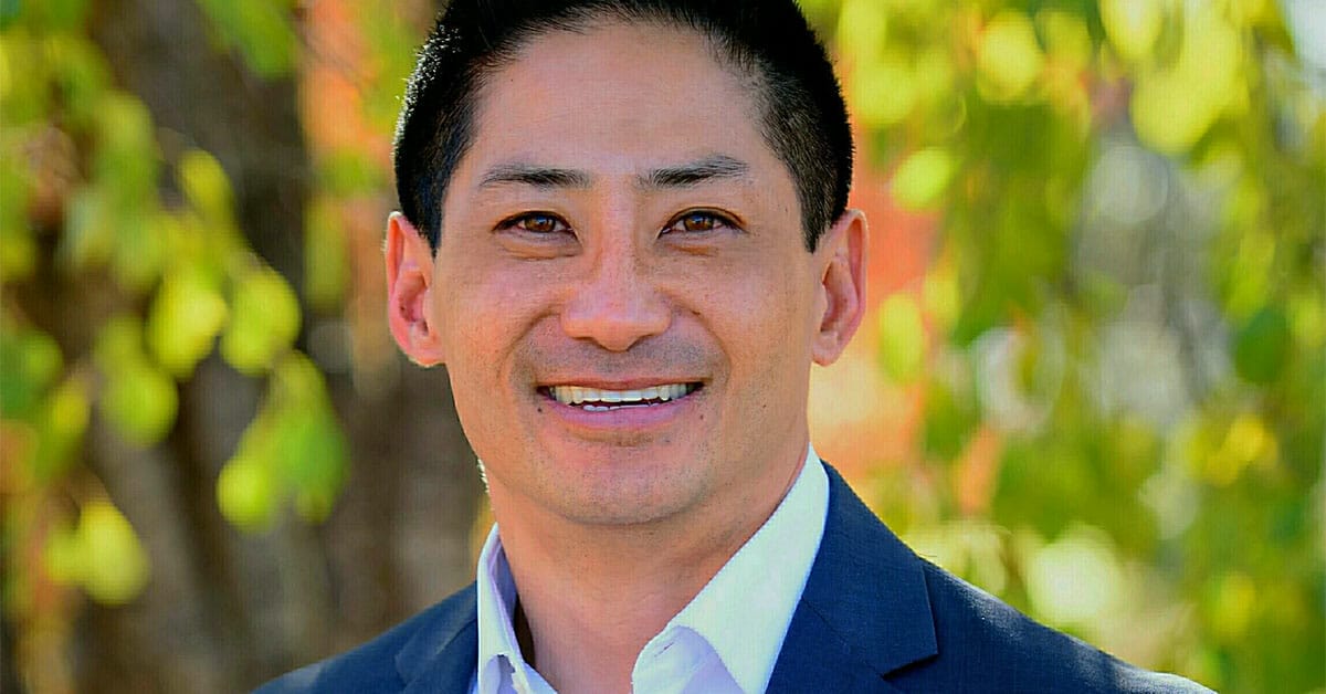 Peter Yu is running for U.S. Senate. Feature image for article.
