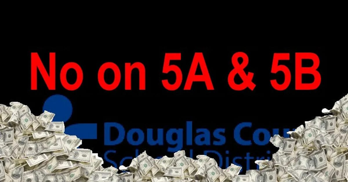 Citizen activist George Allen (who has saved taxpayers millions over the years) discusses why the timing is totally wrong for the Douglas County School Board to ask for more money.