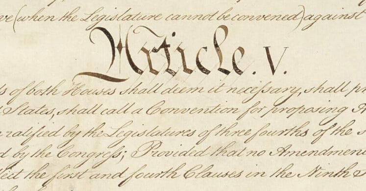 Article V of the U.S. Constitution