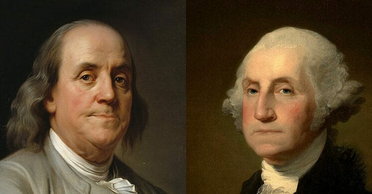 The Essential Founding Fathers Georgew Washington and Benjamin Franklin