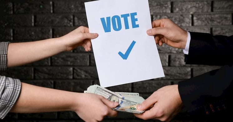 democrats buying votes to receive presidential nomination in 2020 election