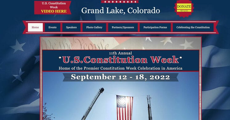 us constitution week grand lake colorado 2022